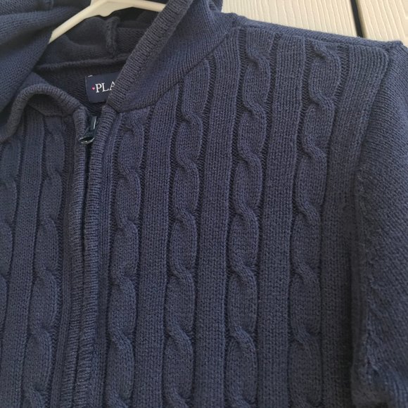 Children's Place Zip Up Hooded Sweater Size XL 14 - Picture 5 of 8